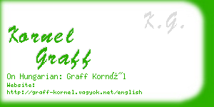 kornel graff business card
